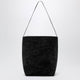 Valesque Bucket Tote Bag In Black Velvet