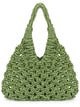 Hibourama Green Resina Handbags Made In Italy.