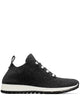 Jimmy Choo Black Fabric Rubber Sneakers