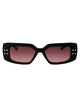 Valentino Garavani Blk Acetate Sunglasses