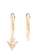 Valentino Garavani Valentino Garavani 'Je Les V' Hoop Earrings