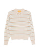 Guest In Residence Striped Cashmere Polo Shirt