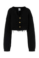Vetements Black Alpaca Blend Cardigan