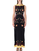 Marine Serre Long Dress Flower Print