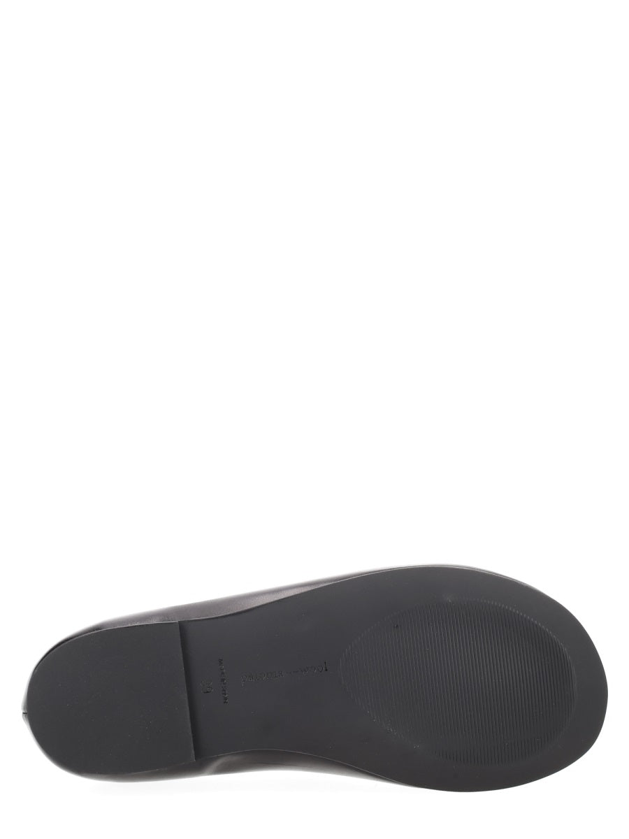Paloma Wool Black Leather Flats