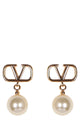 Valentino Garavani Vlogo Signature Earrings With Swarovski® Pearls