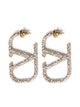Valentino Garavani Vlogo Signature Strass Earrings