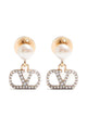 Valentino Garavani Vlogo Signature Strass Pearl Earrings