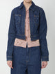 Marine Serre Midnight Blue Cotton Jacket