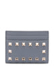 Valentino Rockstud Leather Card Holder