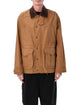 Junya Watanabe Junya Watanabe Work Jacket With Corduroy Collar And Check Panel