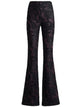 Etro Flared Trousers In Chenille Jacquard With Paisley Foliage Motif