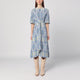 Etro  Flared Midi Dress With Multi-Coloured Print