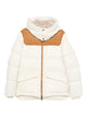 Kired Suede-Panelled Puffer Jacket