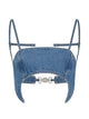 Marine Serre Moon Denim Shaped Top