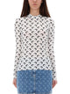 Marine Serre Marine Serre Moon All-Over Slim Top