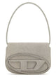 Diesel Light Grey Leather 1Dr Shoulder Bag