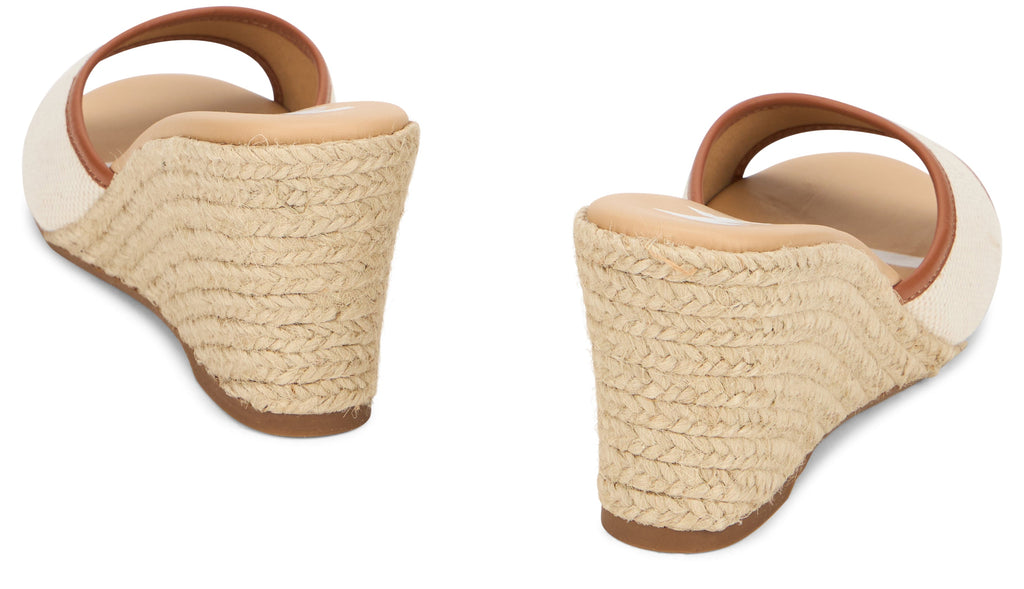 Manebi Sabot With Wedge In Fabric