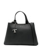 Tod's Black Tonal Stitching Leather Bag