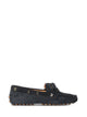 Tod's Blue Eyelet Tie Rubber Pebble Shoes