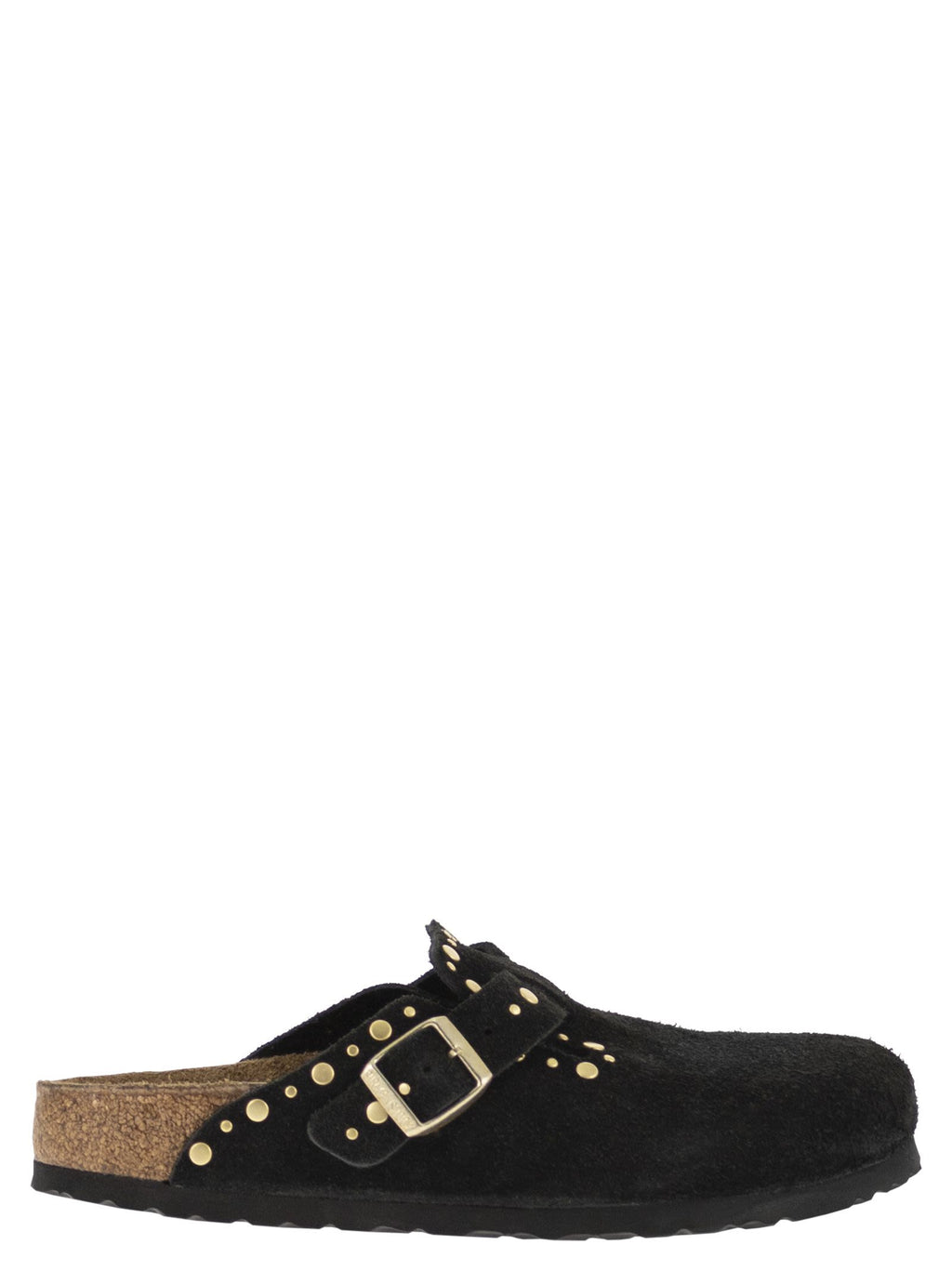 Birkenstock Boston Rivet – Suede Leather Clog With Studs