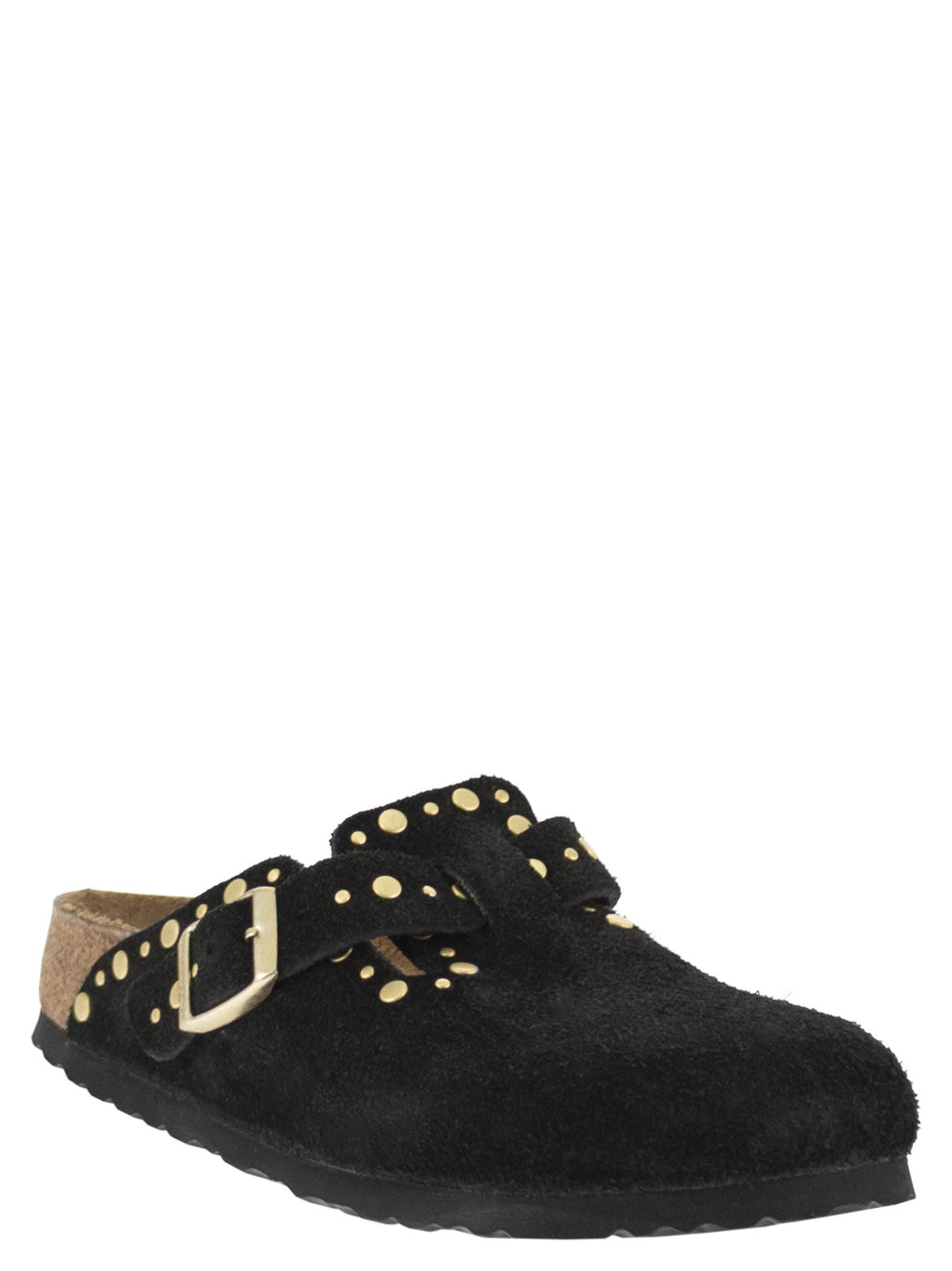 Birkenstock Boston Rivet – Suede Leather Clog With Studs