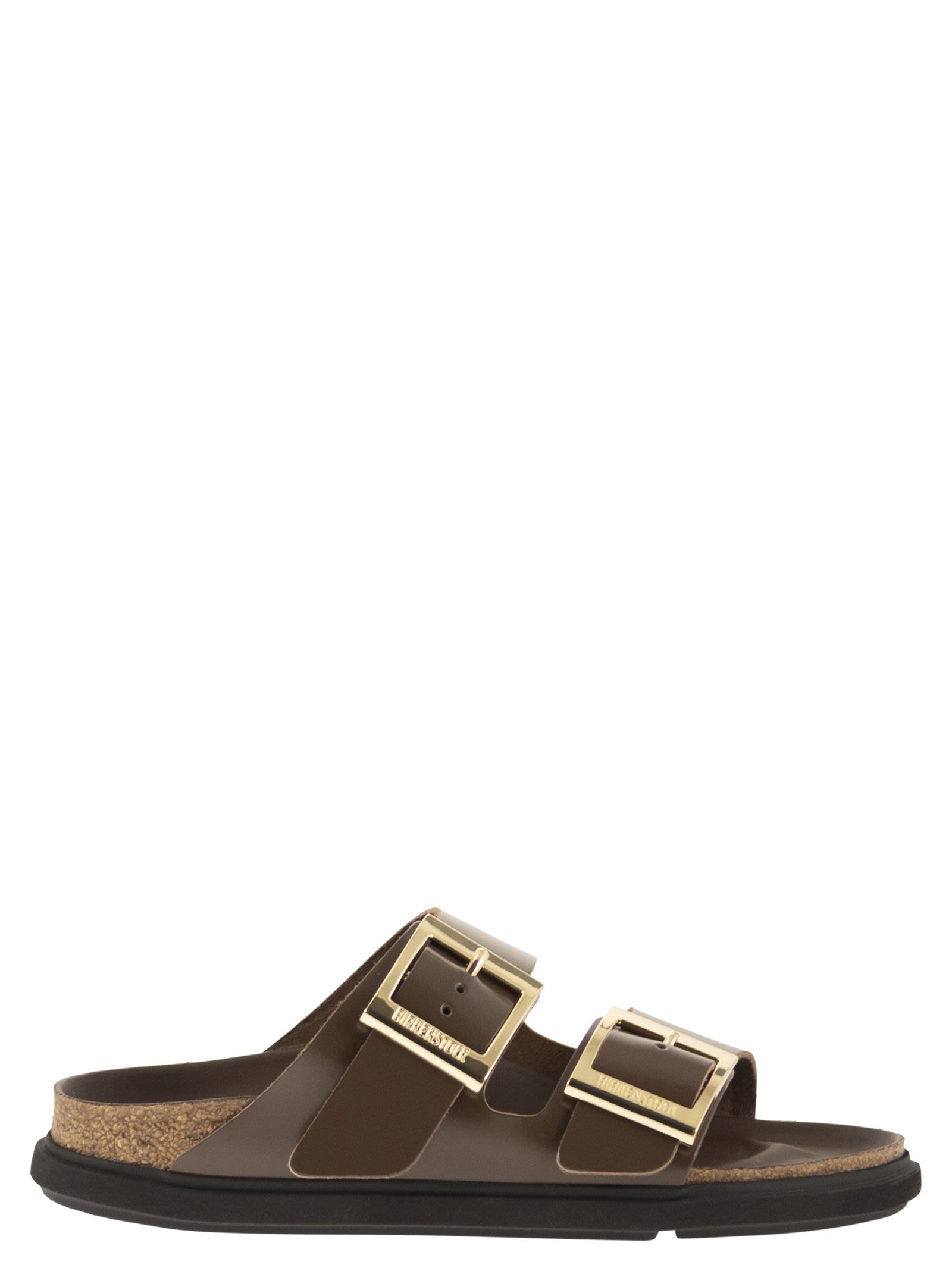 Birkenstock Arizona Db Hex – Patent Natural Leather Sandal
