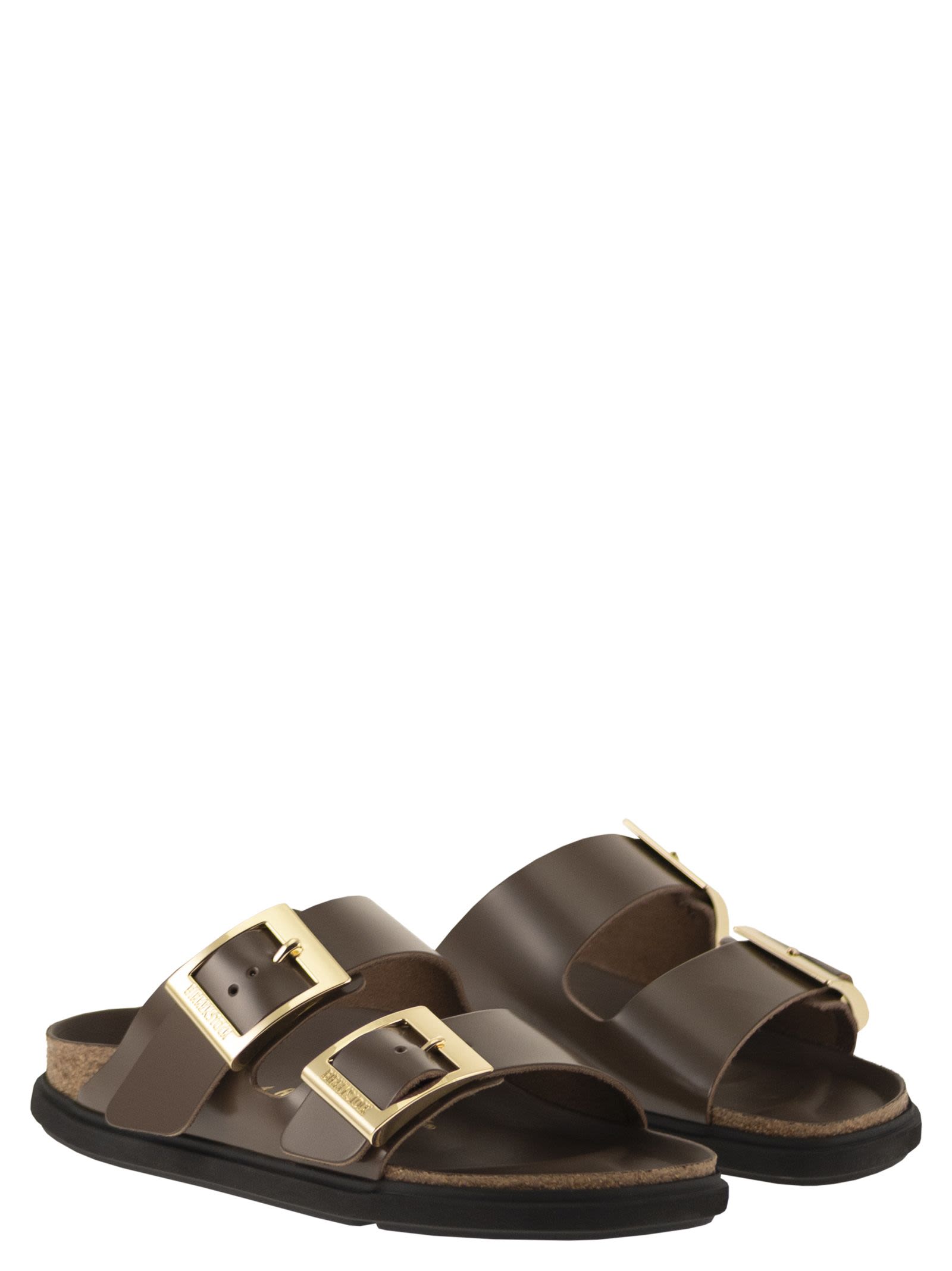 Birkenstock Arizona Db Hex – Patent Natural Leather Sandal