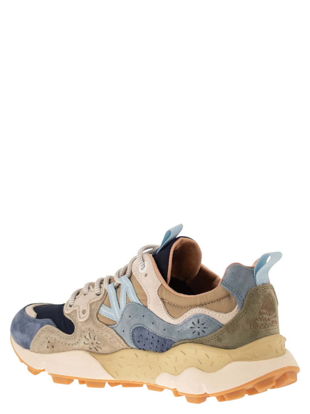 Flower Mountain Yamano 3 - Sneakers In Suede And Technical Fabric