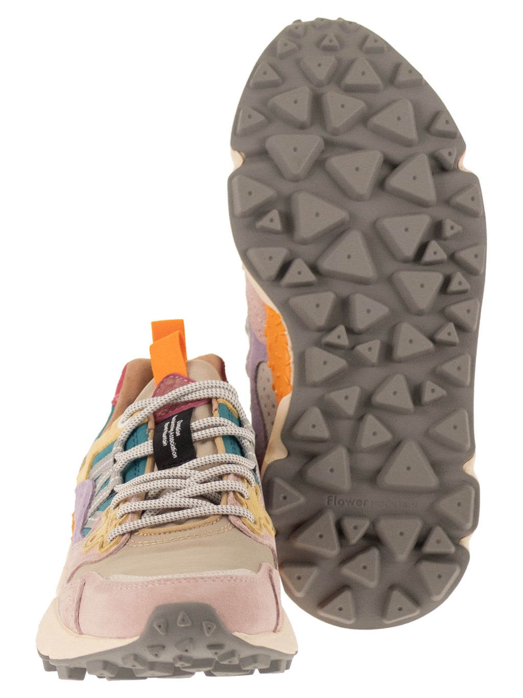 Flower Mountain Yamano 3 - Sneakers In Suede And Technical Fabric