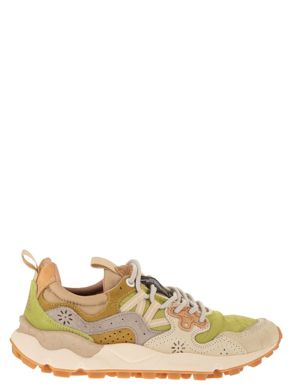Flower Mountain Yamano 3 - Sneakers In Suede And Technical Fabric