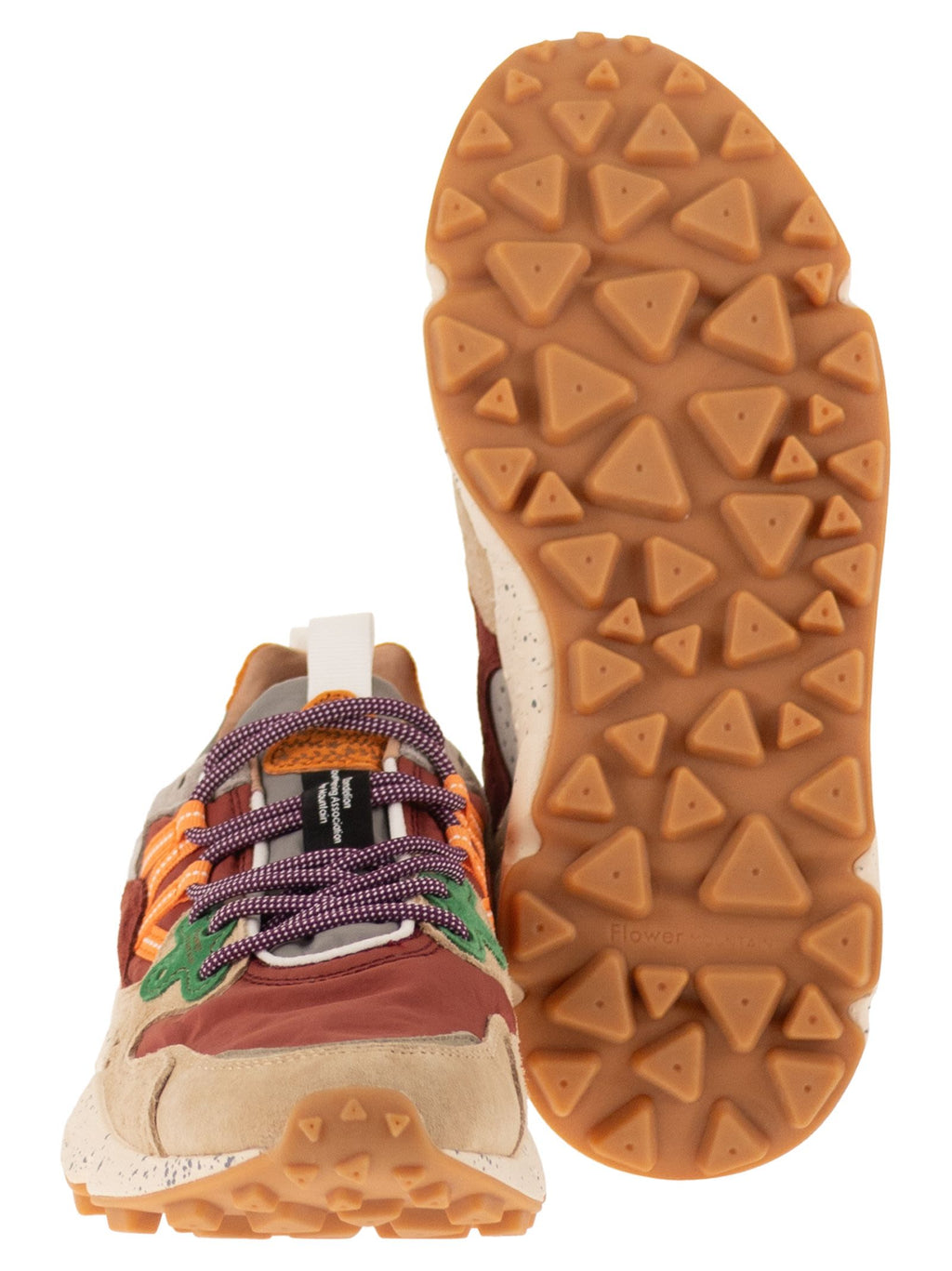 Flower Mountain Yamano 3 - Sneakers In Suede And Technical Fabric