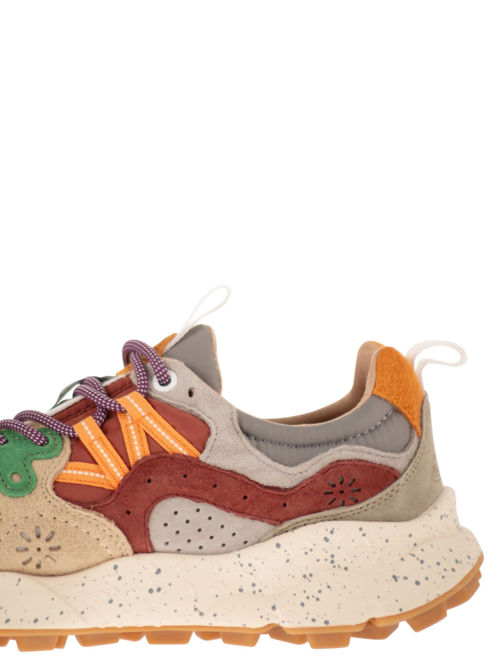 Flower Mountain Yamano 3 - Sneakers In Suede And Technical Fabric