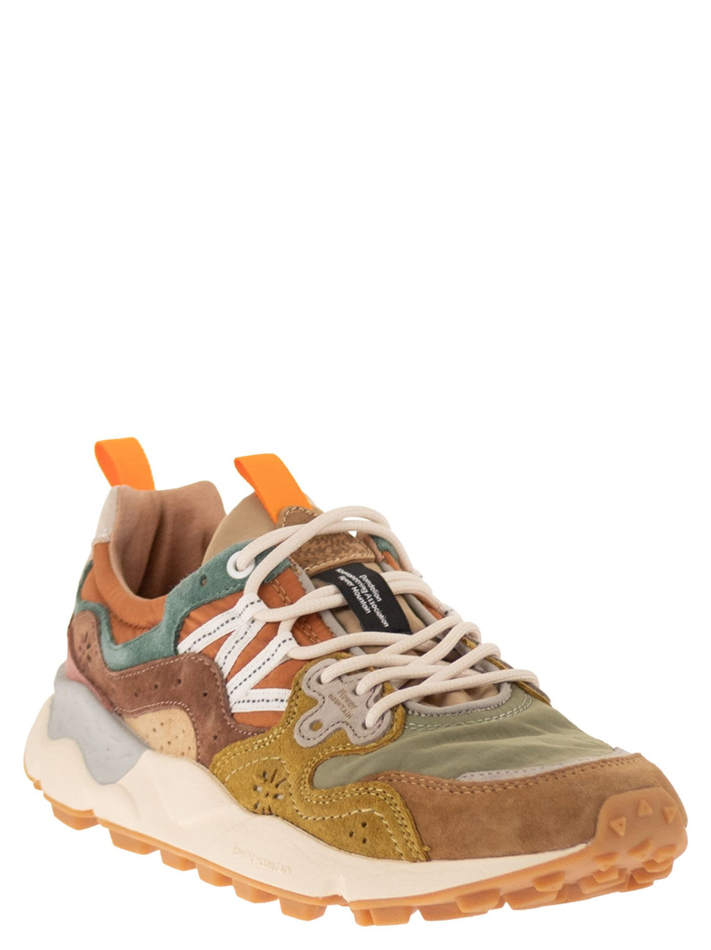 Flower Mountain Yamano 3 - Sneakers In Suede And Technical Fabric