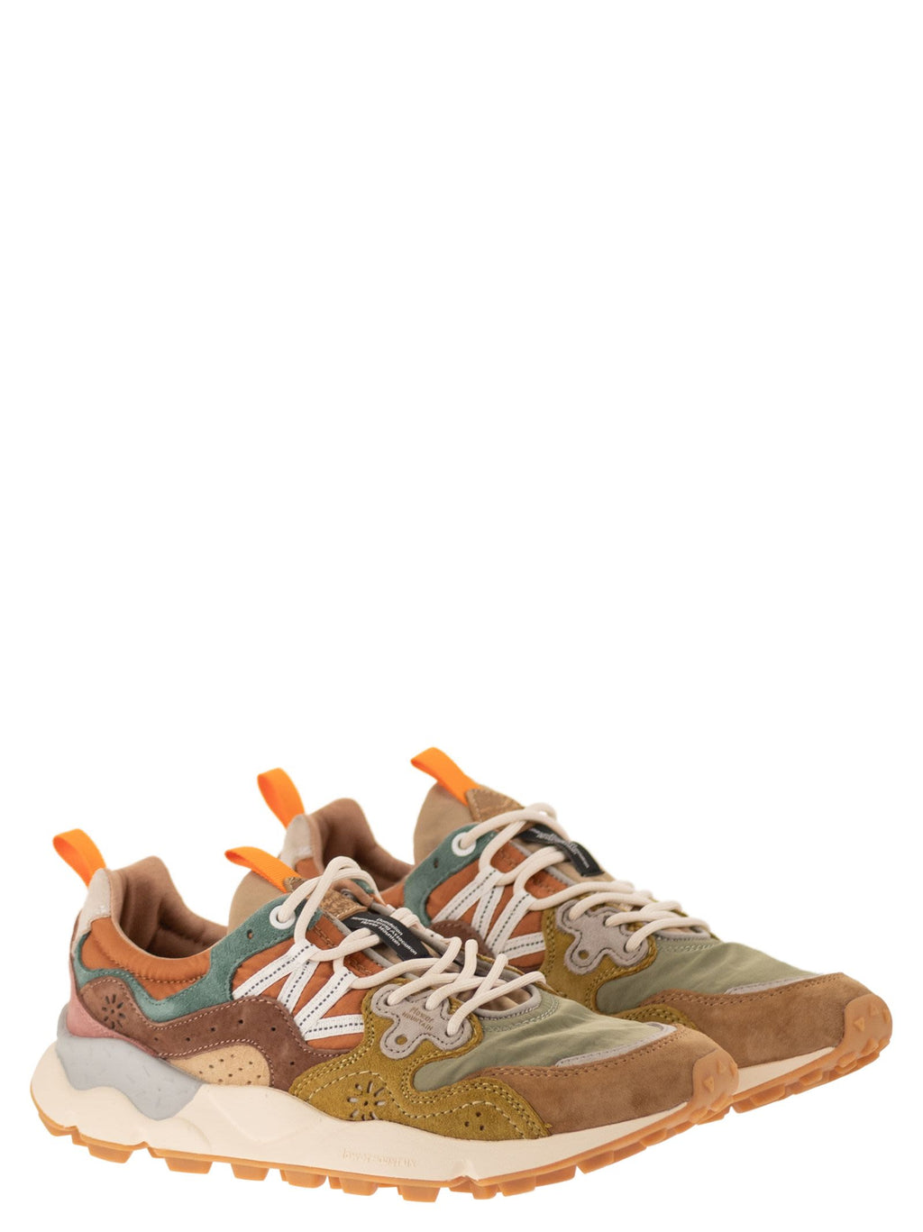 Flower Mountain Yamano 3 - Sneakers In Suede And Technical Fabric