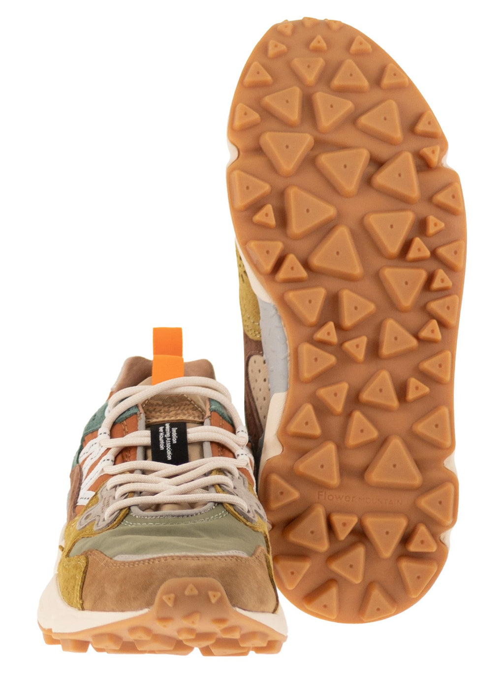 Flower Mountain Yamano 3 - Sneakers In Suede And Technical Fabric