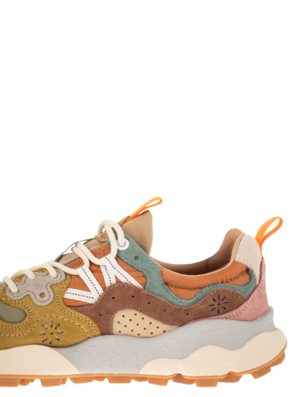 Flower Mountain Yamano 3 - Sneakers In Suede And Technical Fabric