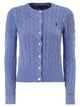 Polo Ralph Lauren Cable Knit Cotton Crew Neck Cardigan