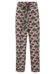 S Maxmara Timec - Printed Silk Fluid Trousers