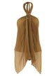 Maxmara Mxevalzer - Pleated Halter Top With Ring Detail