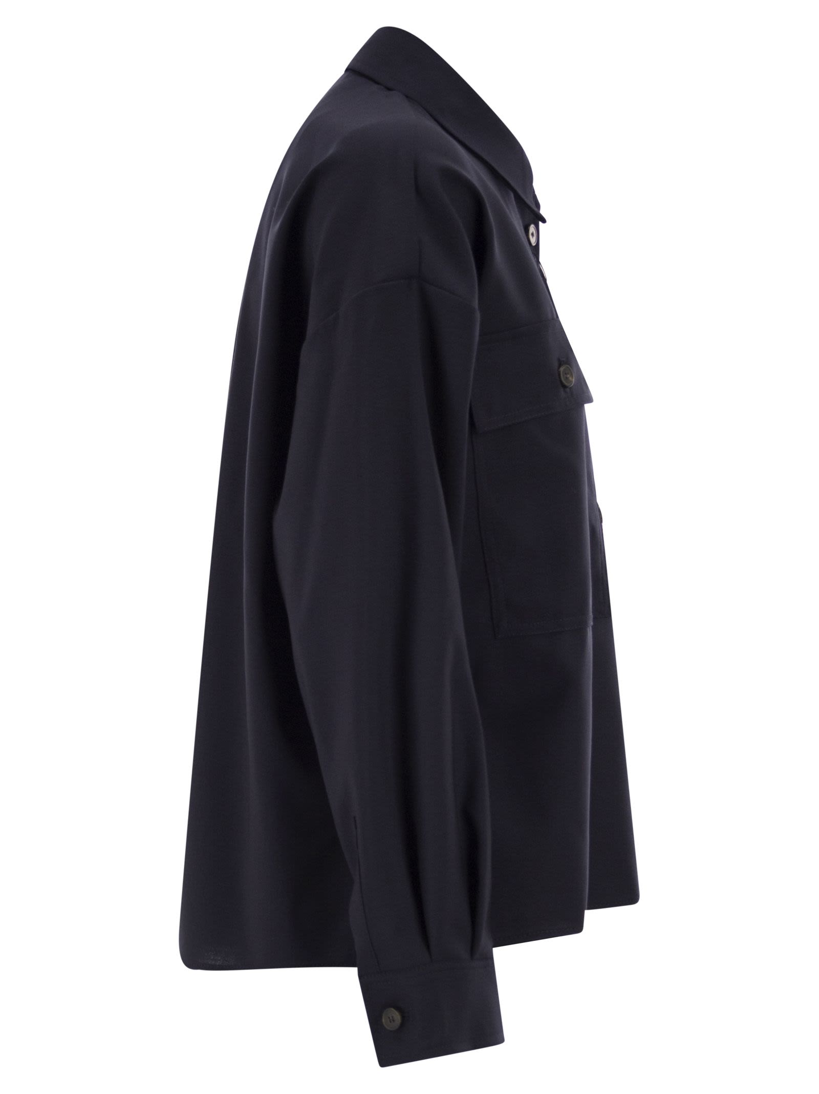 Weekend Maxmara Wkdmulino - Cropped Wool Canvas Jacket