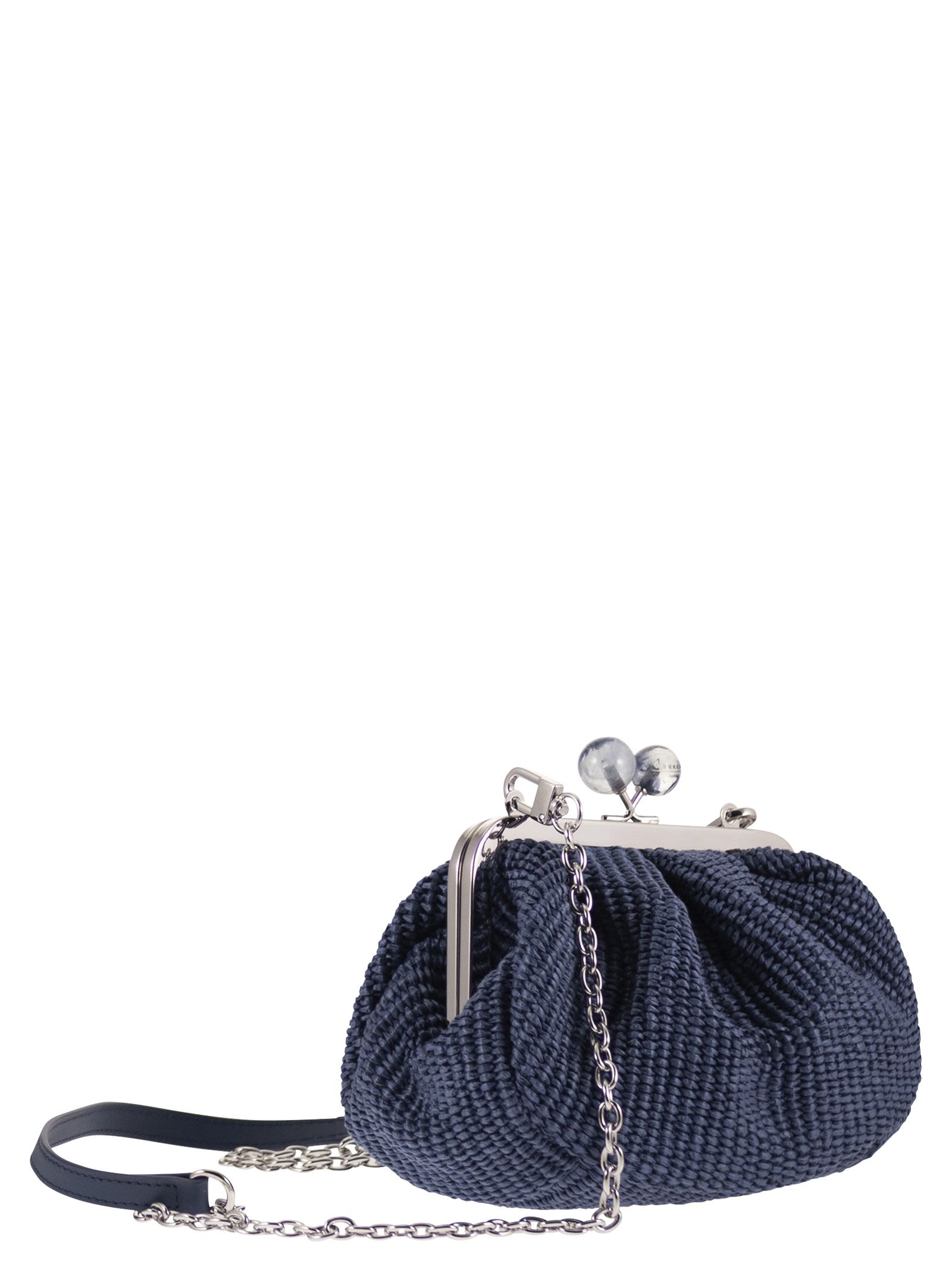 Weekend Maxmara Wkapalmas - Raffia-Effect Pasticcino Bag