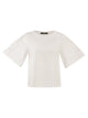 Weekend Maxmara Wkdtarga - Cotton Poplin Top With Embroidery