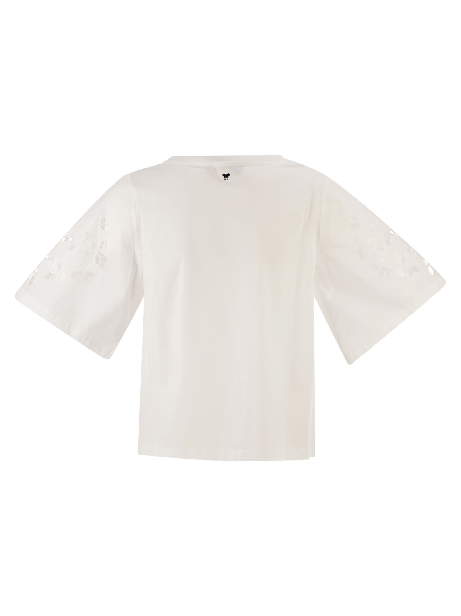 Weekend Maxmara Wkdtarga - Cotton Poplin Top With Embroidery