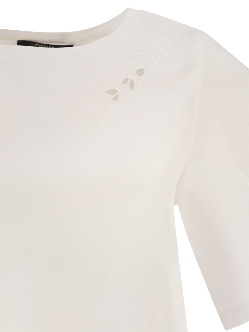 Weekend Maxmara Wkdtarga - Cotton Poplin Top With Embroidery