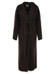 Sportmax Spxolmo - Pure Virgin Wool Hooded Coat