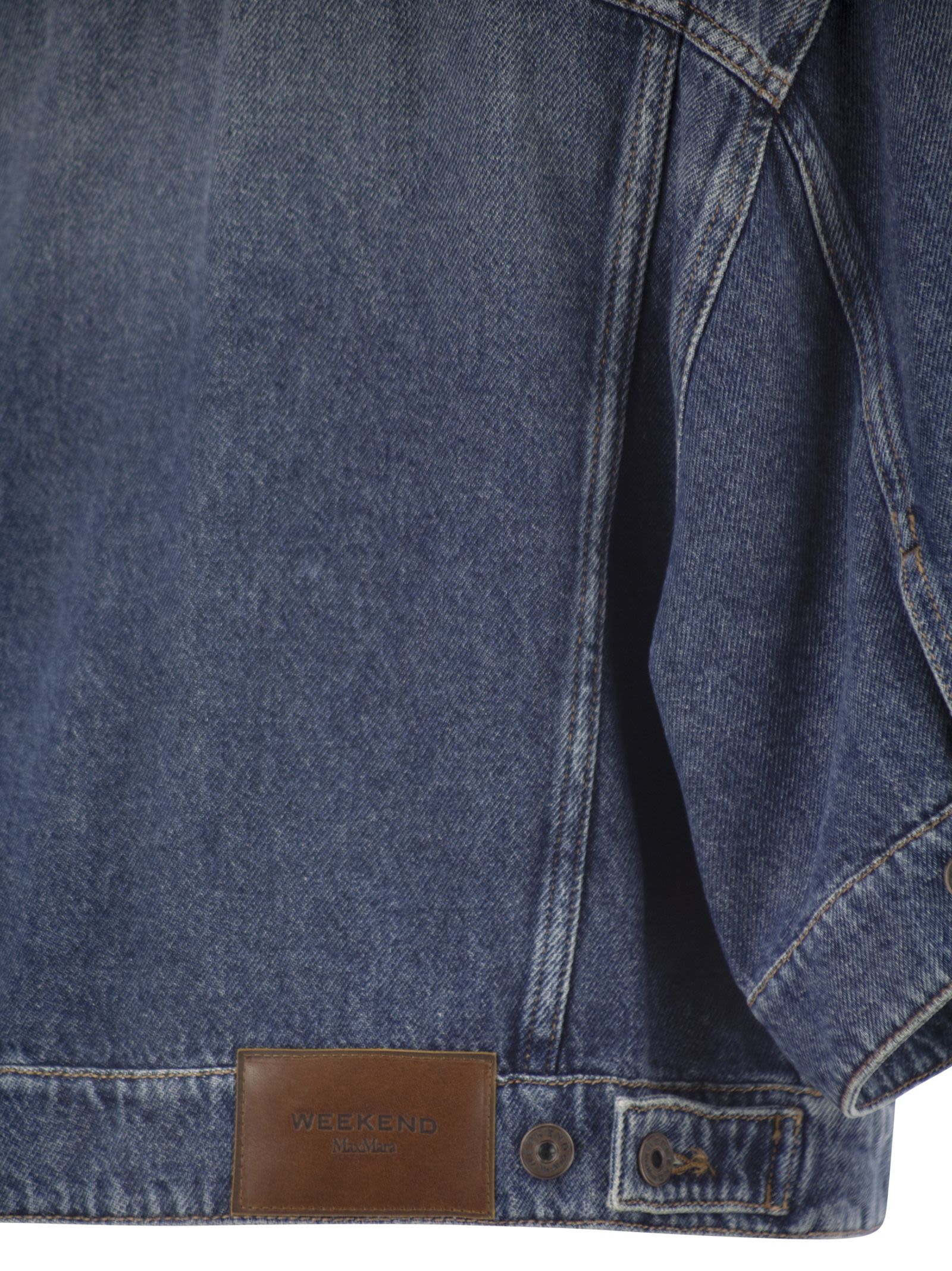 Weekend Maxmara Wkdliuti - Cropped Cotton Denim Jacket