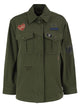 Weekend Maxmara Wkdrazza - Cotton Overshirt With Embroidered Patches