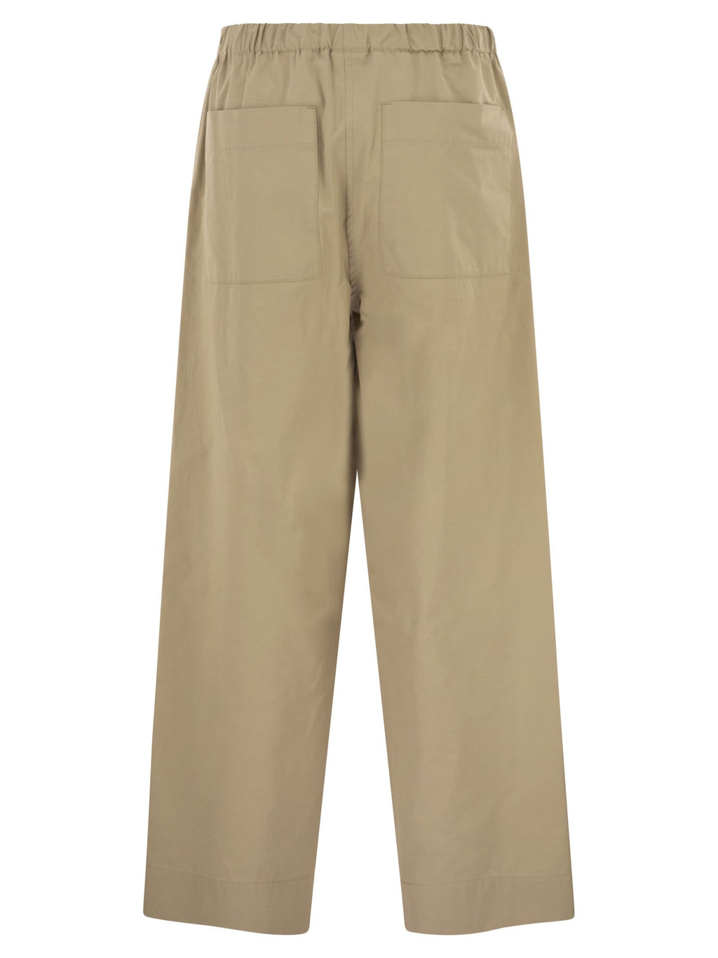 Weekend Maxmara Wkdlibero - Pure Cotton Wide-Leg Trousers