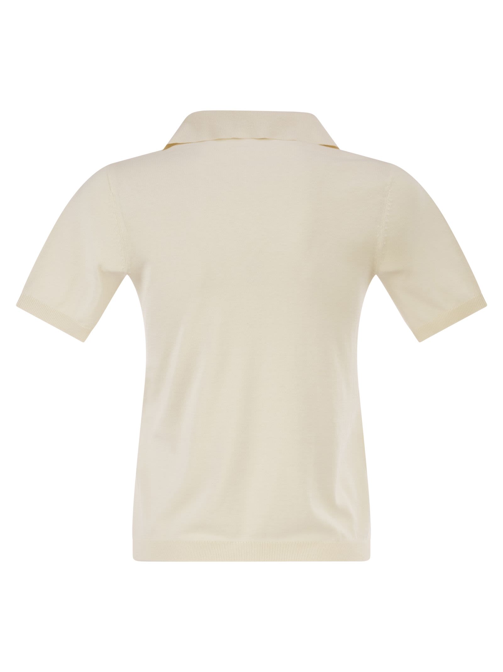 Weekend Maxmara Wkdroncolo - Polo Shirt In Silk And Cotton Yarn